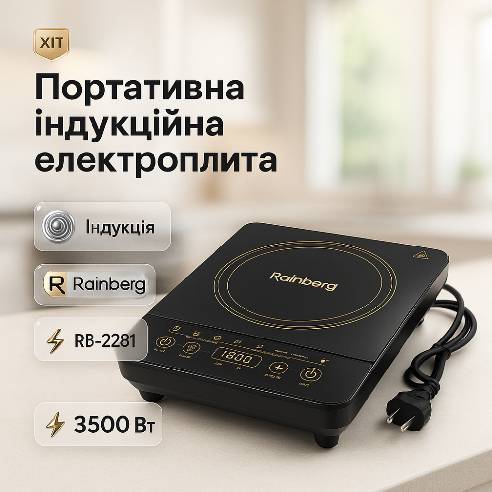 Настольная плита для готовки еды, Плита электро для домашнего приготовления Бытовая настольная AD-68 Львов - изображение 8
