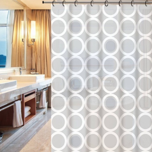 Шторка (фіранка) для душу PEVA 180*180 см, 12 кілець ZHY057-1 Житомир - изображение 1