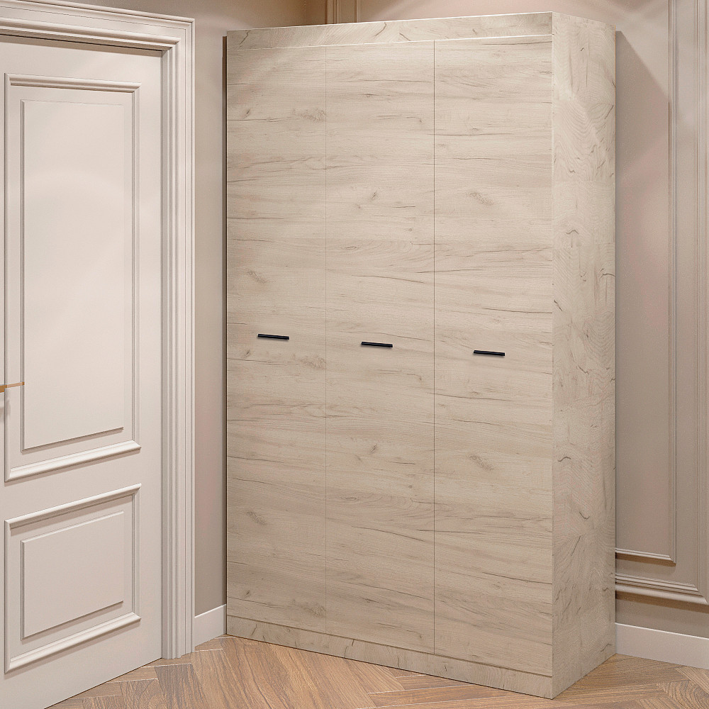 Шафа 3-х дверна Еверест Соната-1200 дуб крафт білий (DTM-2681) Львів - фото 1