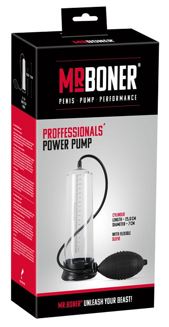 Мужская помпа - Mister Boner Professionals Power Pump Sex Aura Киев - изображение 6