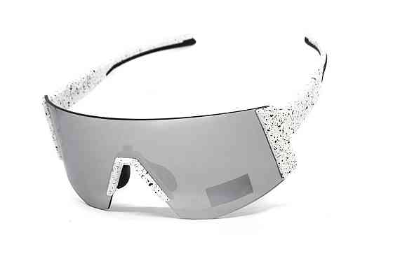 Окуляри захисні Global Vision Astro White (G-Tech™ silver), дзеркальні сірі в білій оправі (з можливістю установки діоптрійної Запорожье