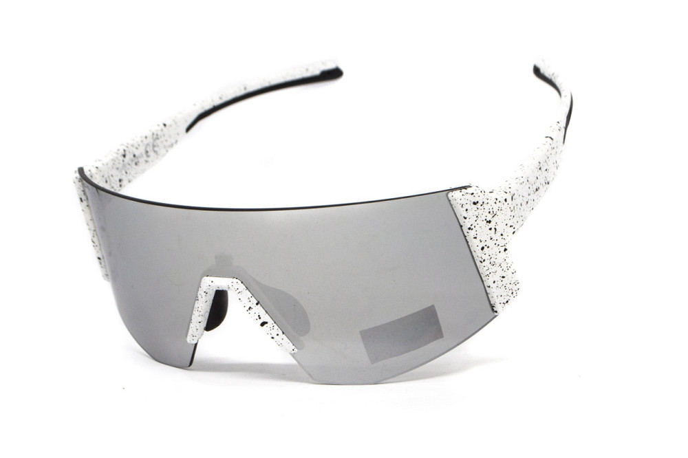 Окуляри захисні Global Vision Astro White (G-Tech™ silver), дзеркальні сірі в білій оправі (з можливістю установки діоптрійної Запорожье - изображение 5