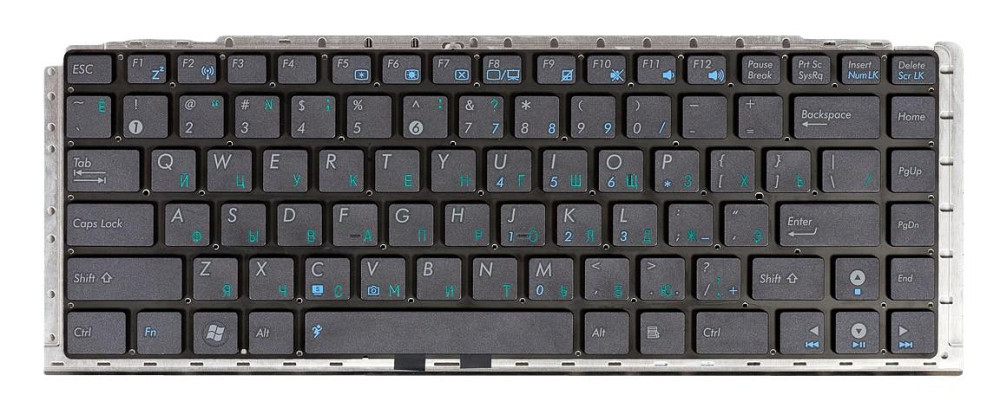Клавиатура для ноутбука Asus (UX30) Black, (No Frame) RU Вінниця - фото 2