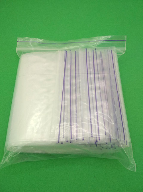 Пакеты Zip-lock 15×15 см 100 шт — прозрачные полиэтиленовые пакеты с застежкой-струна для хранения и фасовки Харьков - изображение 3