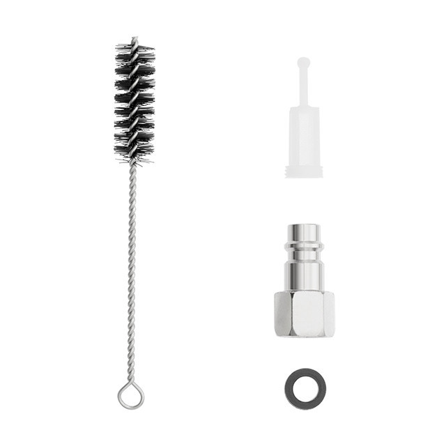 Фарбопульт пневматичний HVLP MINI, форсунка: 0,8 мм, верхній пластиковий бачок: 125 мл, 3 бар INTERTOOL PT-0101 Київ - фото 7