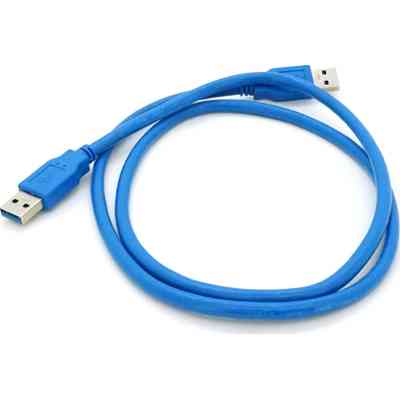 Дата кабель USB 3.0 AM/AM 1.5m blue Voltronic (YT-3.0AM+AM-1.5) Винница