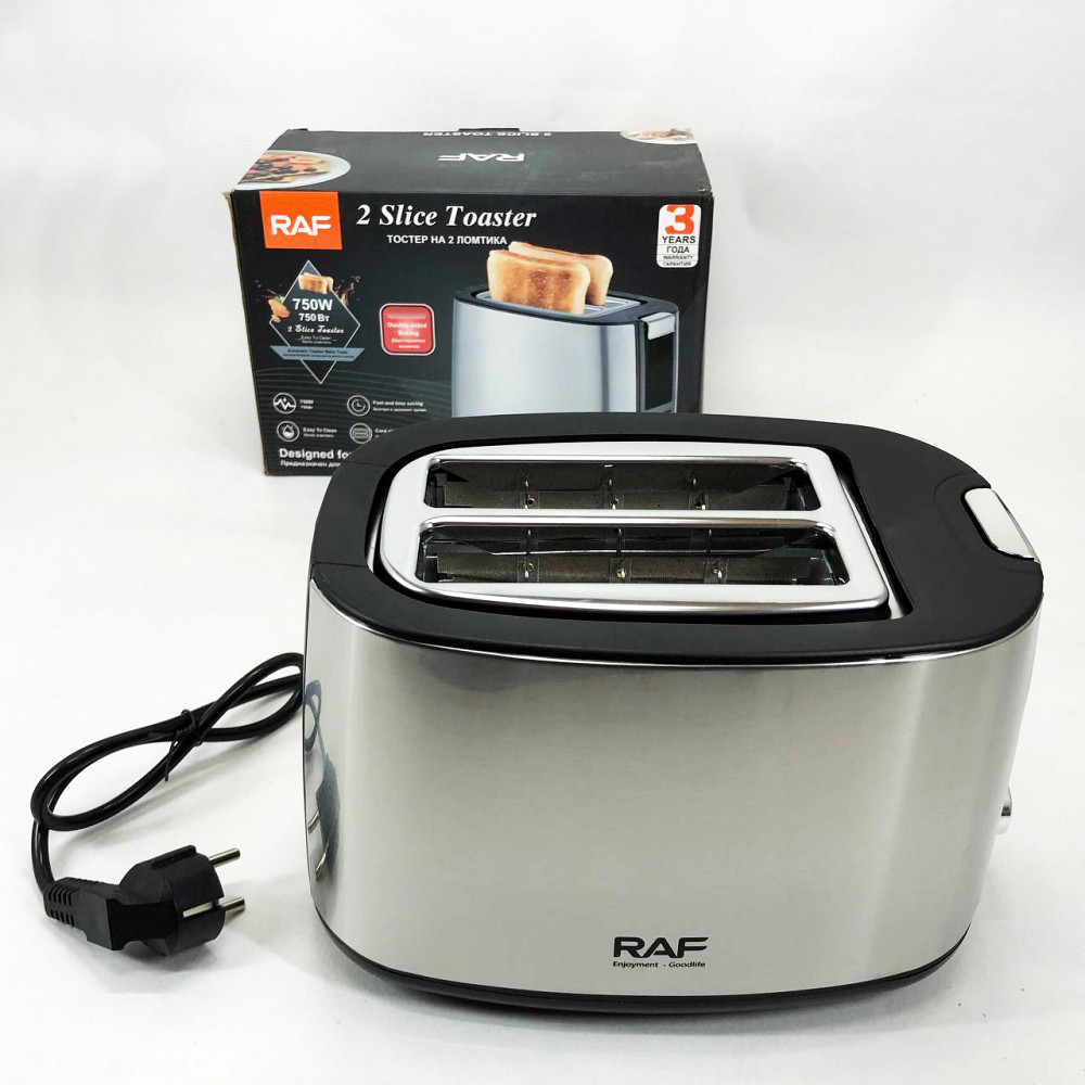 Тостеры для бутербродов RAF R.507 750 Вт, Кухонный тостер для бутербродов Тостер хлеба бытовой HD-57 Львов - изображение 13