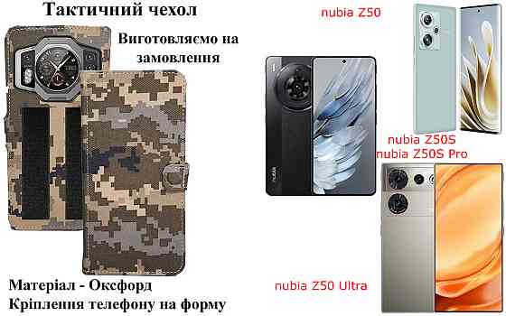 Тактический чехол для Motorola Edge 50 Fusion, Motorola Edge 60 Neo, крепится к снаряжению на липучке Киев