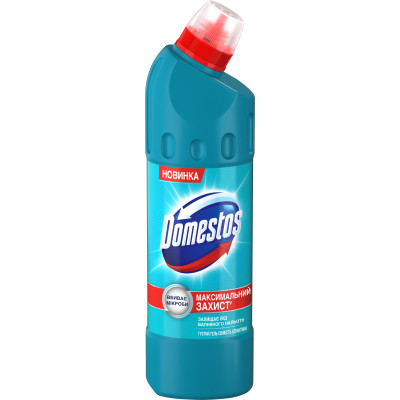 Рідина для чищення ванн Domestos Свіжість Атлантики 1 л (8717163094952) Вінниця - фото 1