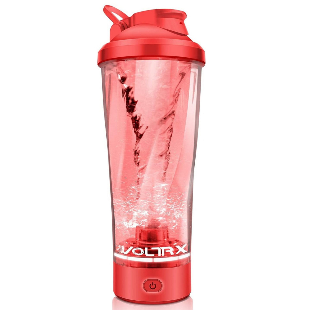 Шейкер спортивний електричний VOLTRX VortexBoost 600 мл. Tritan Red Кам'янське - фото 1