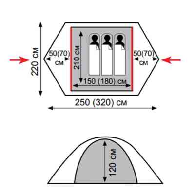 Намет Tramp Scout 3 v2 (UTRT-056) Вінниця
