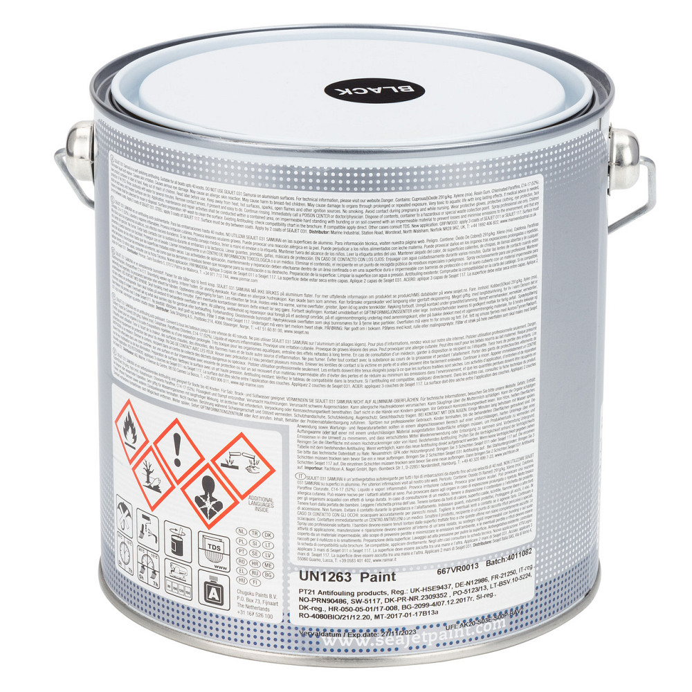 SEAJET 031 SAMURAI необрастайка черная 2,5л с самополировкой Черкассы - изображение 3