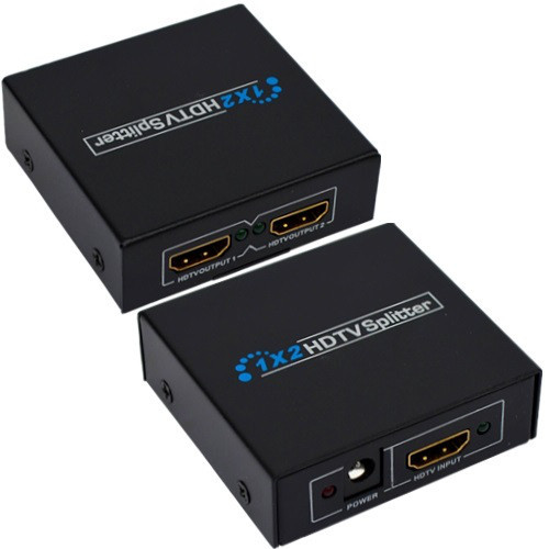 Разветвитель (сплитер) HDMI (1 гнездо HDMI - 2 гнезда HDMI), DC-5V Полтава - изображение 1