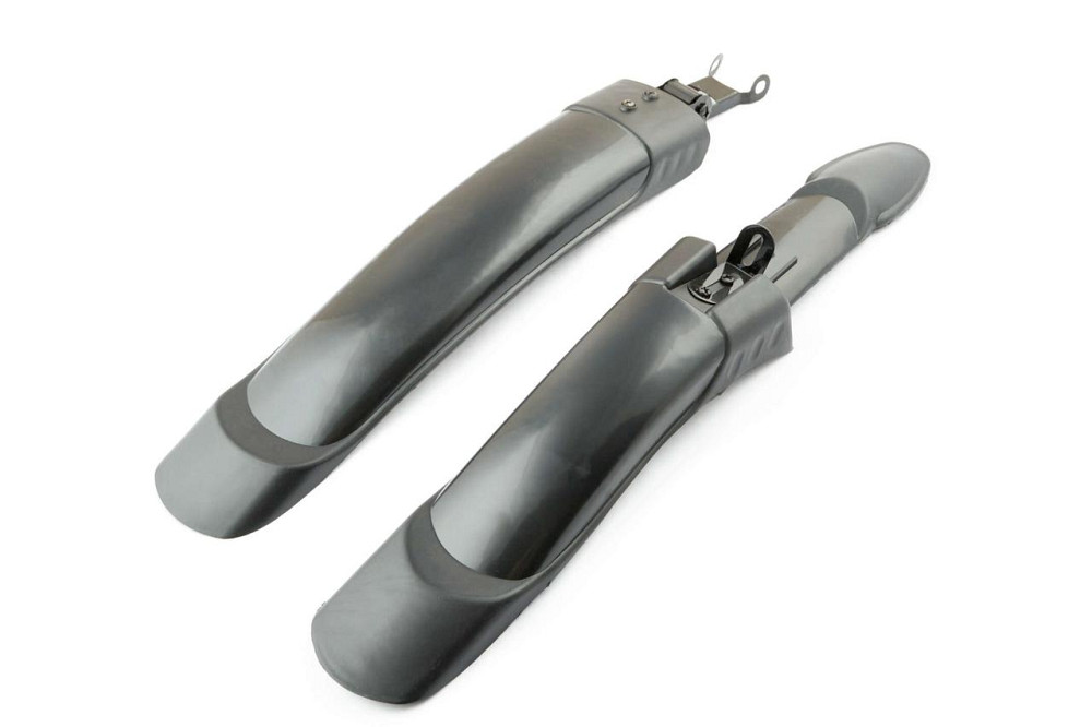 Крылья велосипедные (MTB) (черные, пластик, STANDART+) Мукачево - изображение 1