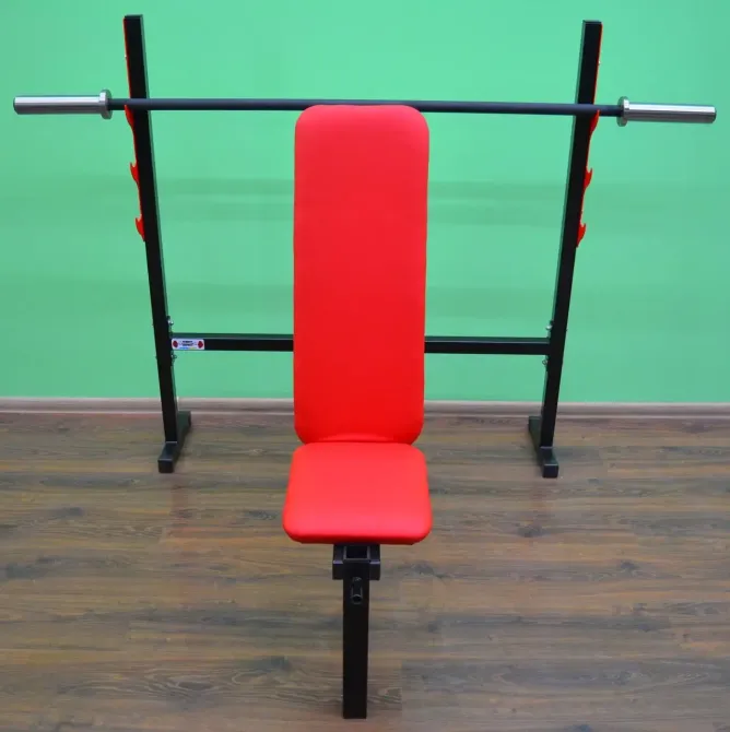 Скамья для жима со стойками Стандарт олимпийский Стойки, скамьи для жима и приседаний регулируемая Киев - изображение 8