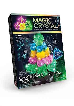 Дитячий набір для проведення дослідів "MAGIC CRYSTAL" OMC-01-01 безпечний  Різдвяна багатобарвна ялинка Вінниця