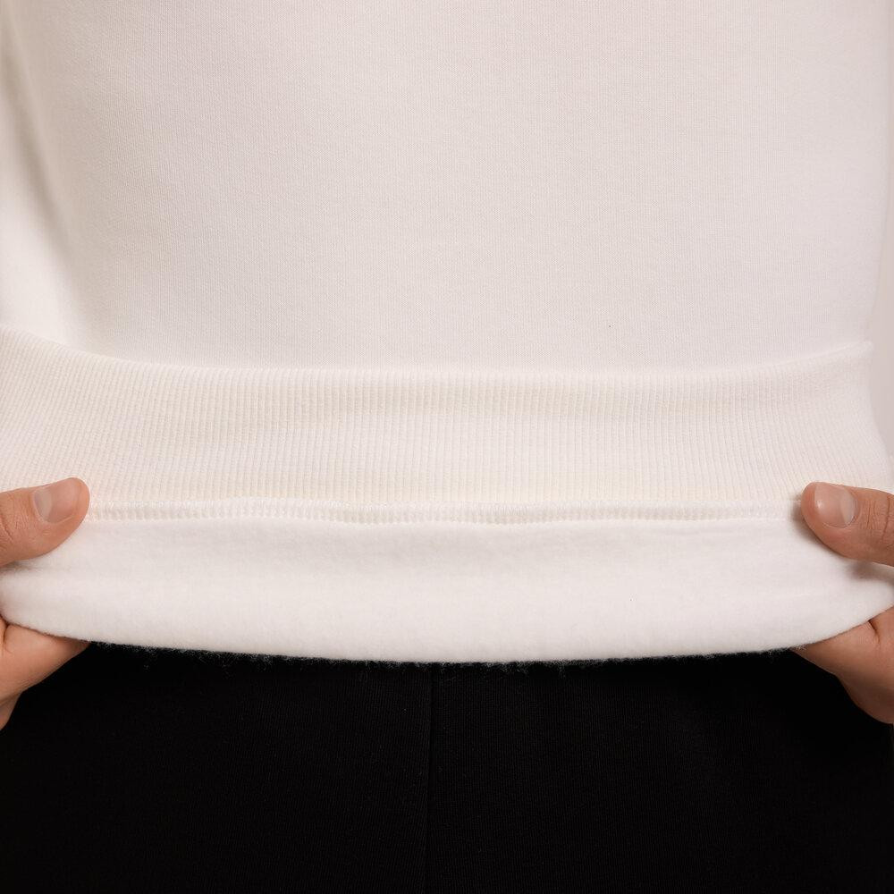 Свитшот мужской однотонный молочный Pobedov 007 ЗИМА Киев - изображение 2