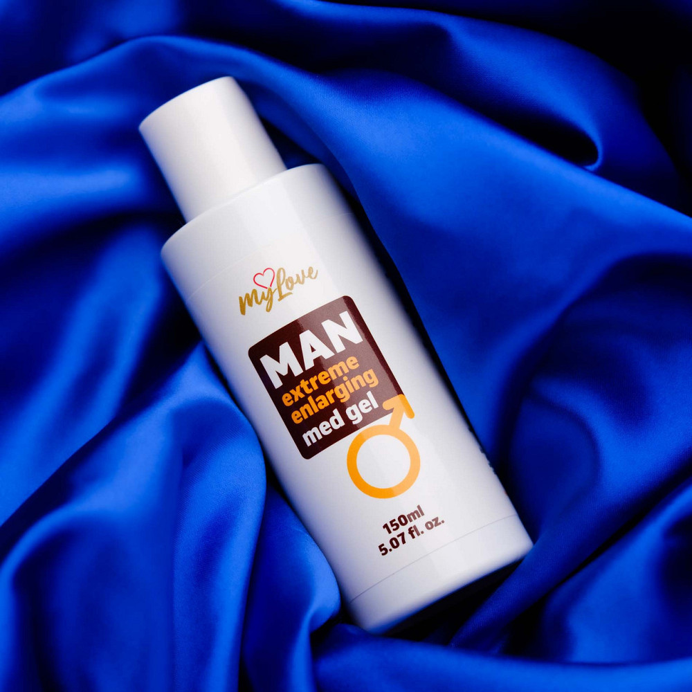 Збільшуючий гель-лубрикант для чоловіків - MyLove Man Extreme Enlarging Med Gel, 150 мл Sex Aura Київ - фото 6