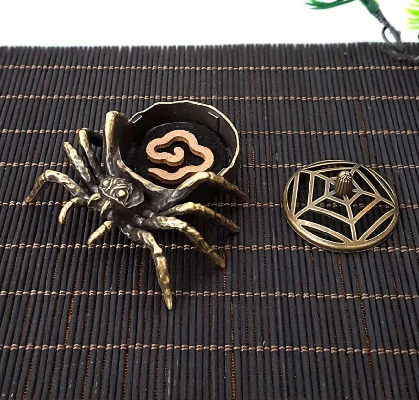 Вінтажний металевий тримач для пахощів "Павук". Міні-курильниця 6 см Київ - фото 5