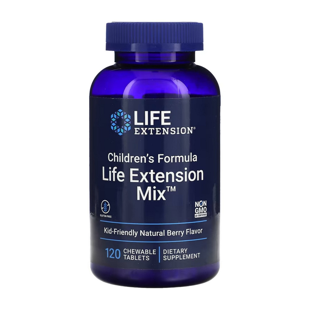 Витамины Life Extension Мультивитамины для детей Children's Formula Life Extension Mix 120 жев таб Киев - изображение 1