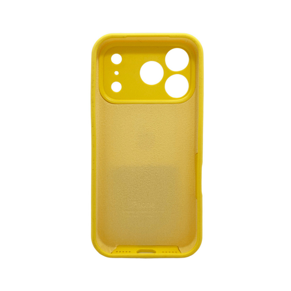 Чохол для смартфона Silicone Full Case AA Camera Protect for Apple iPhone 17 Pro Max 56,Sunny Yellow Київ - фото 3