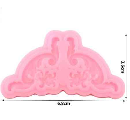 Молд силиконовый Абстракция 36 на 68 мм розовый Киев