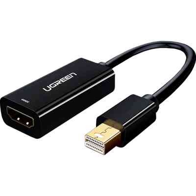 Переходник Mini DisplayPort M to HDMI F 1080p MD112 black Ugreen (10461) Винница