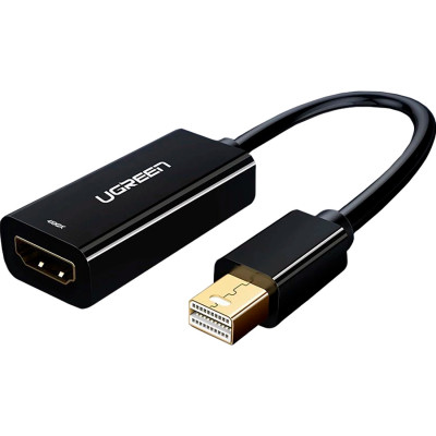 Переходник Mini DisplayPort M to HDMI F 1080p MD112 black Ugreen (10461) Винница - изображение 1