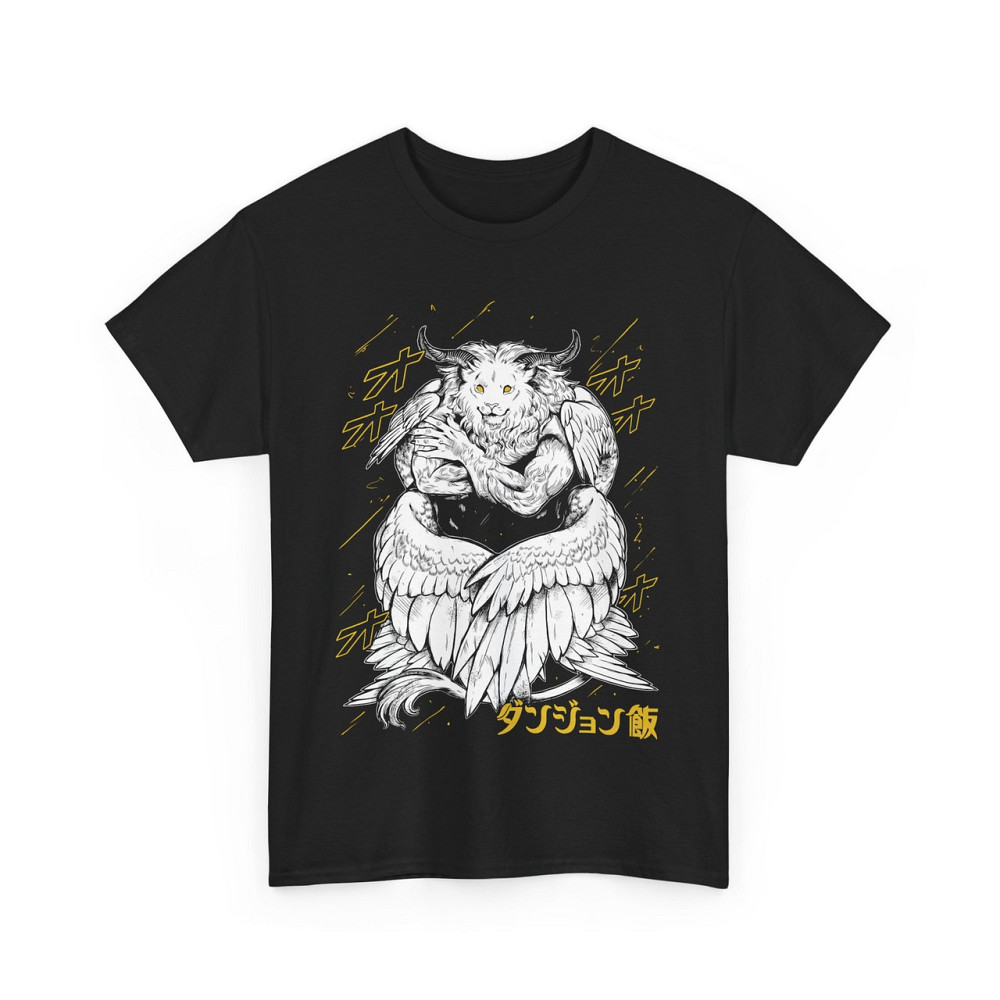 Футболка для мальчика аниме Деликиоус Ін Дунгеон Сенсхи оверсайз (рост от 165 до 180 ) Черний AnimeJ0084m Днепр - изображение 4