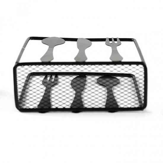 Салфетница на стол металлическая Tissue 15см Винница