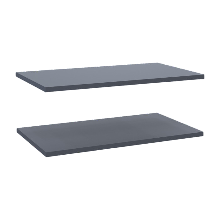 Полиці до тумби (2 шт) Doros Кассель Графіт 61.5х34.5х1.6 (DRS-011836) Дніпро - фото 2