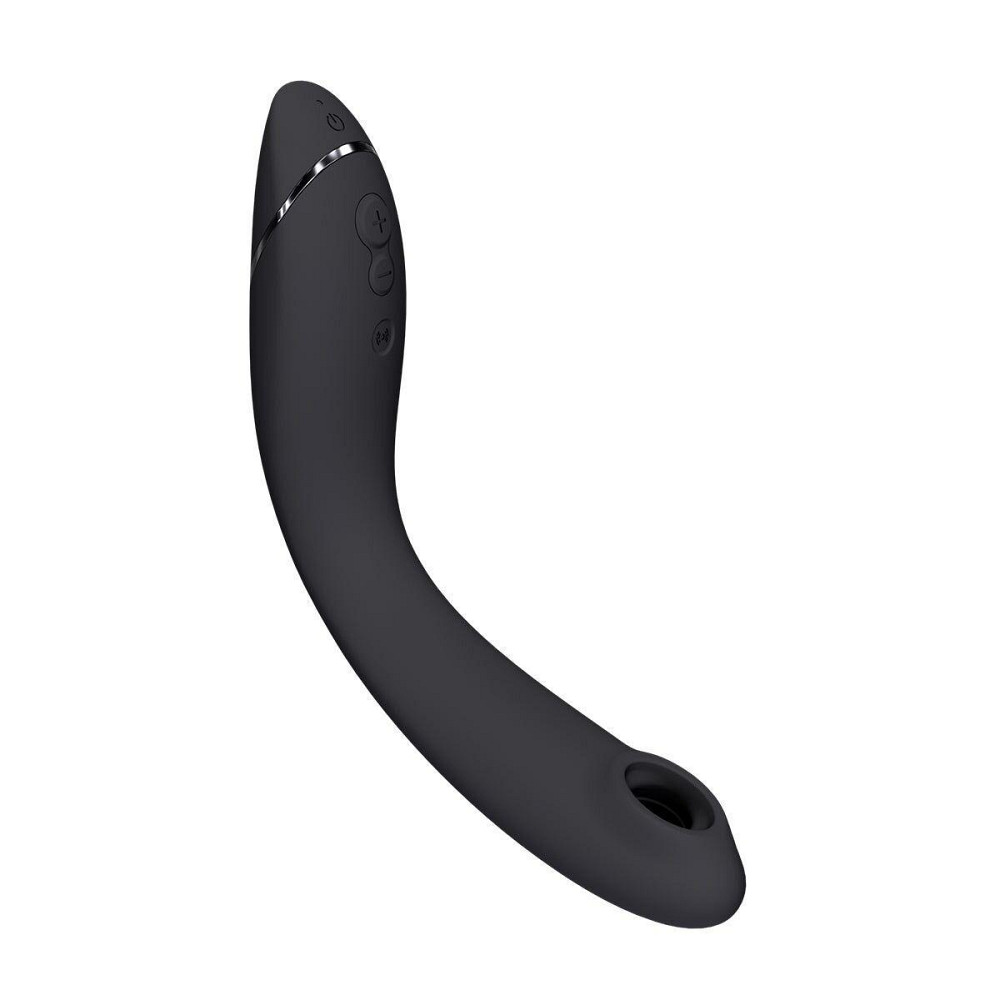 Вакуумный стимулятор для точки G и клитора с вибрацией Womanizer OG Dark Grey, 12 уровней, 3 режима Sex Aura Киев - изображение 1