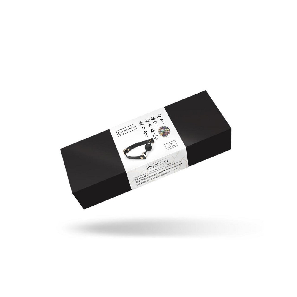 Кляп Liebe Seele Black Organosilicon Ball Gag Sex Aura Киев - изображение 6