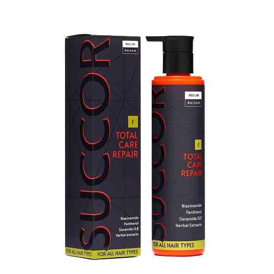 Відновлюючий бальзам для всіх типів волосся Total Care Repair Balsam Succor 250 мл Київ