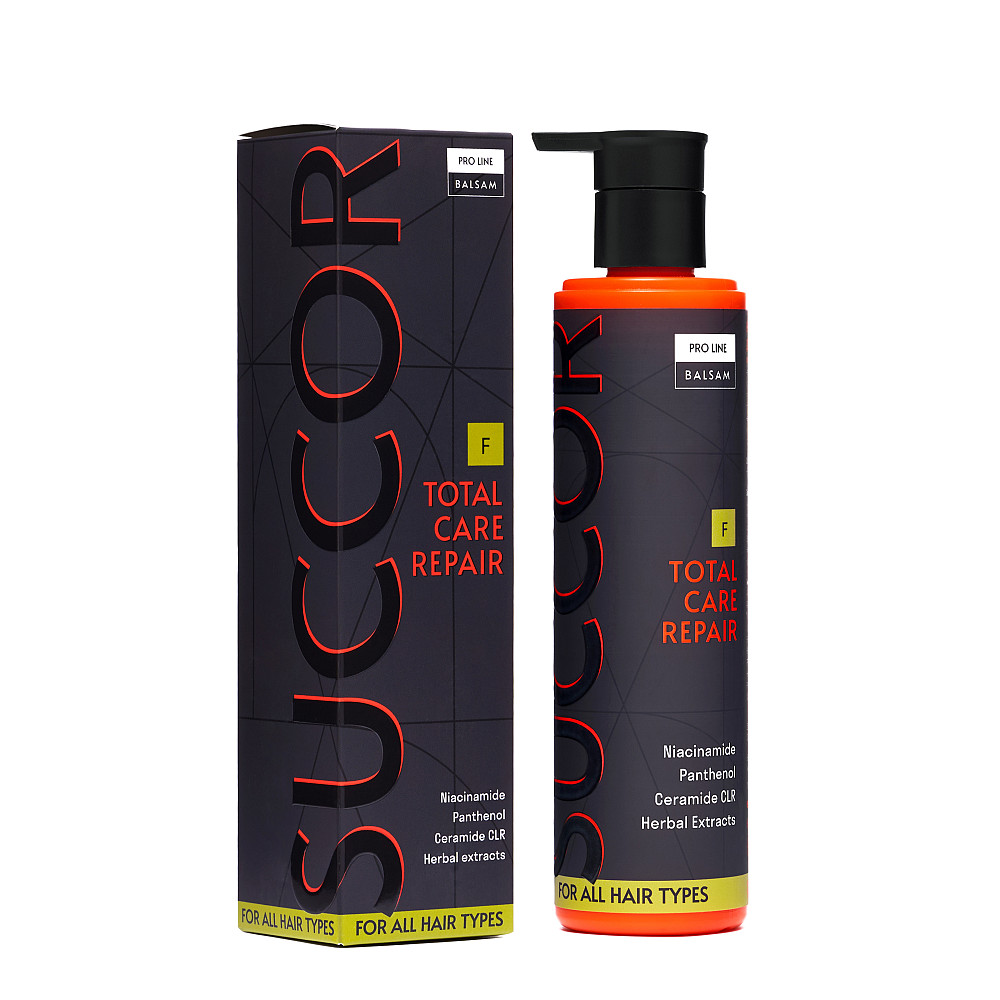 Відновлюючий бальзам для всіх типів волосся Total Care Repair Balsam Succor 250 мл Київ - фото 2