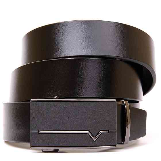 Ремень автомат мужской Vintage 20384 Черный Киев