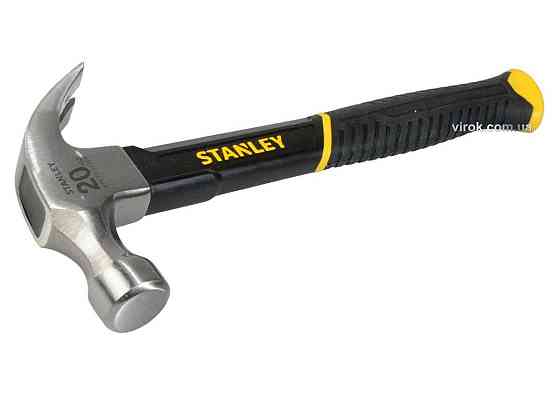 Молоток столярний STANLEY "Fiberglass" : M= 570 г, з скловолоконною ручкою DW Одеса
