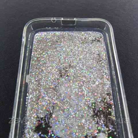 Samsung J2 J250 2018 чехол плавающие блестки Одесса