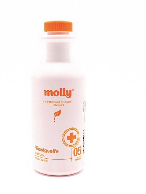 Рідке мило антибактеріальне Molly (оранж.), 1 л Виноградів - фото 1