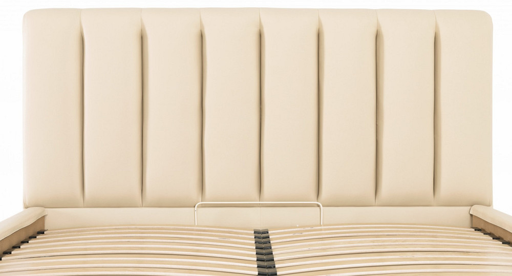 Ліжко Двоспальне Sanam Comfort 160 х 190 см Fly 2207 З підйомним механізмом та нішою для білизни Бежевий Дніпро - фото 13