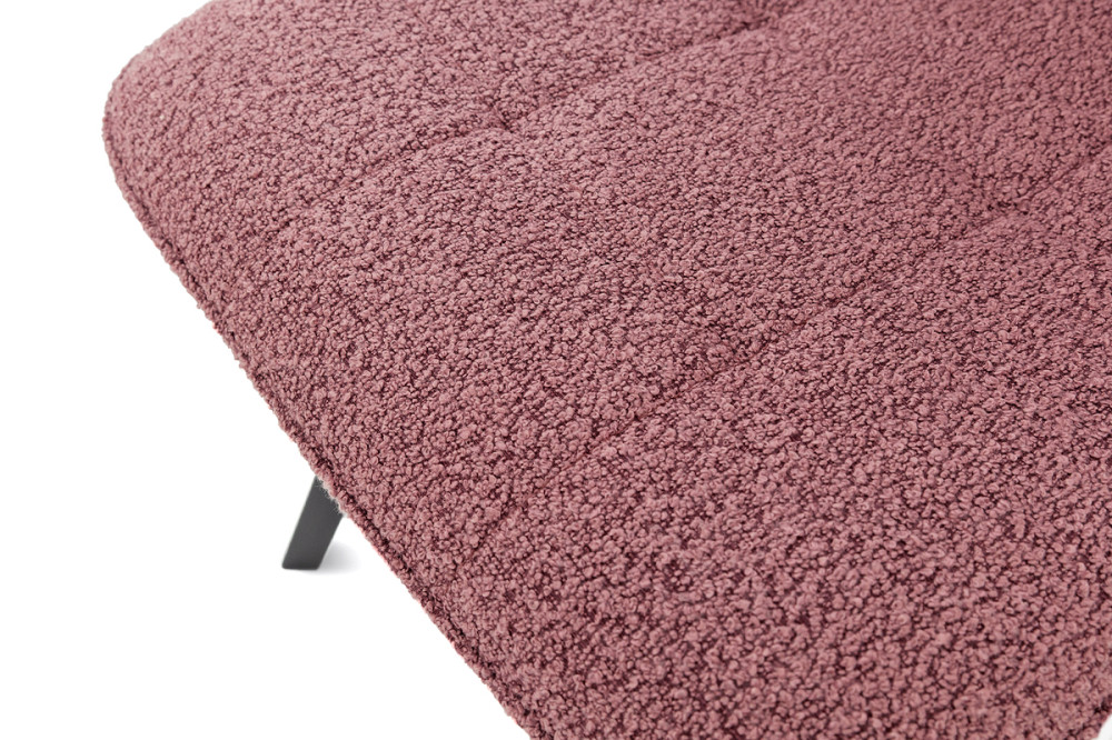 Стілець ФРЕШ (квадрат) чорний/букле цегляна Київ - фото 3