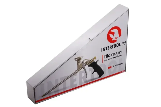 Інтенtool пістолет для монажної піни (4 насадки) Вінниця