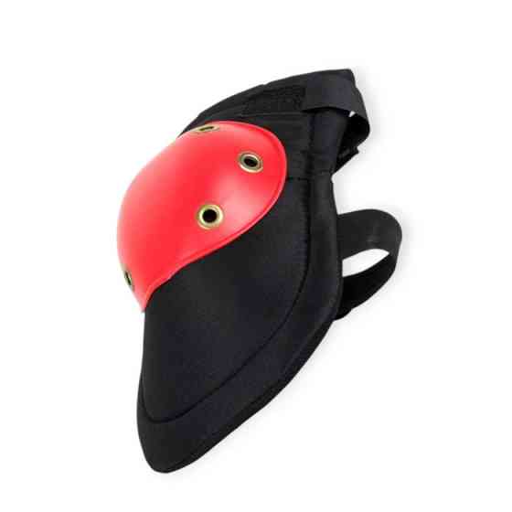 Наколінники поліестер, міцний пластик, м'які подушки, еластичні ремені, чорні Мукачево