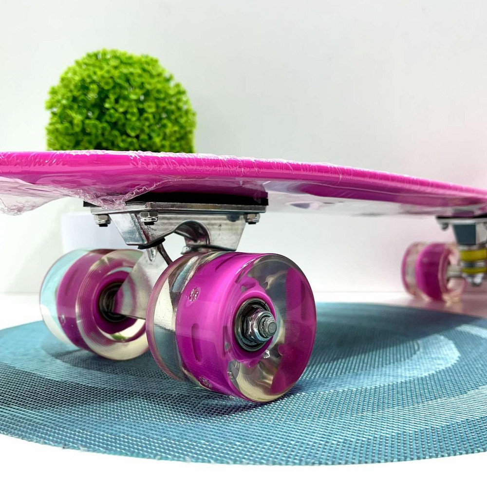 Скейт Пенні борд Profi рожевий колеса, що світяться (MS 0749-6-P1) Чернігів - фото 5