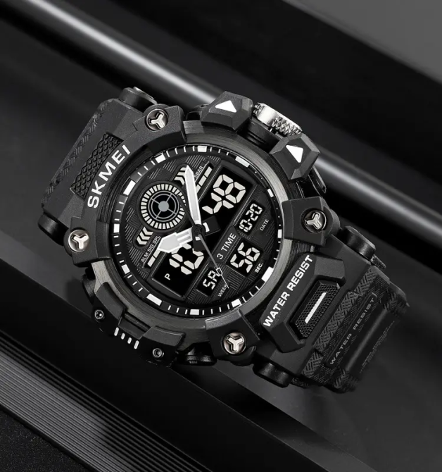 Часы мужские наручные спортивные Skmei 2226 Черный Киев - изображение 4