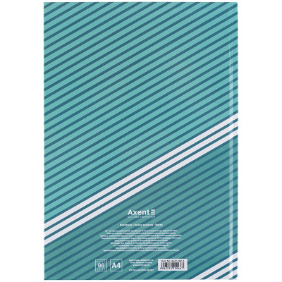 Книга записная Axent Lines А4, 96 листов, клетка, зеленая (8422-582-A) Винница - изображение 5