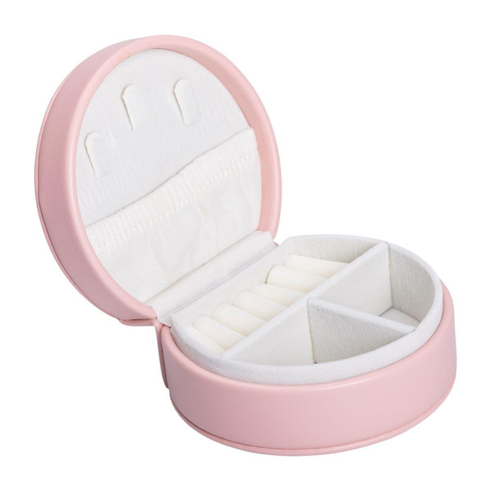 Шкатулка для украшений из эко кожи 10×9×4.5 см органайзер для ювелирных изделий HP-5-31P Киев - изображение 2