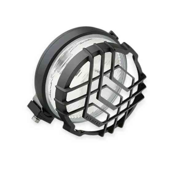 Фара круглая d-159мм H3 12-24В 70W решетка белая блистер (к-т) противотуманная Мукачево