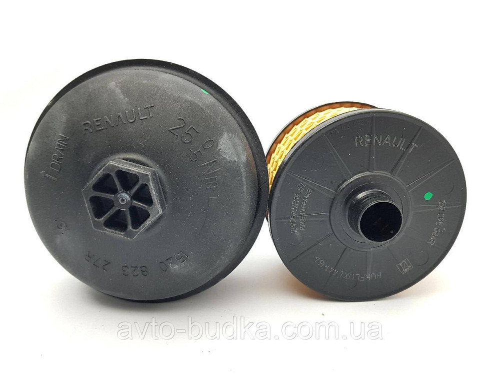 Фільтр масляний Nissan Qashqai J11 1.2 / 1.3 DIG-T 152082327R (аналог 152095084R) Новий Розділ - фото 3