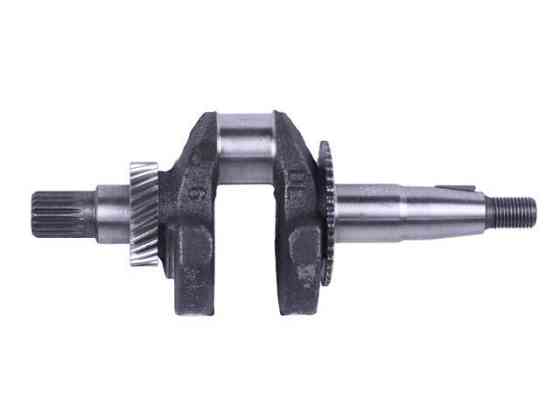 Колінвал у складі під шліц мотоблок 168F зі знижувальним редуктором Мукачево